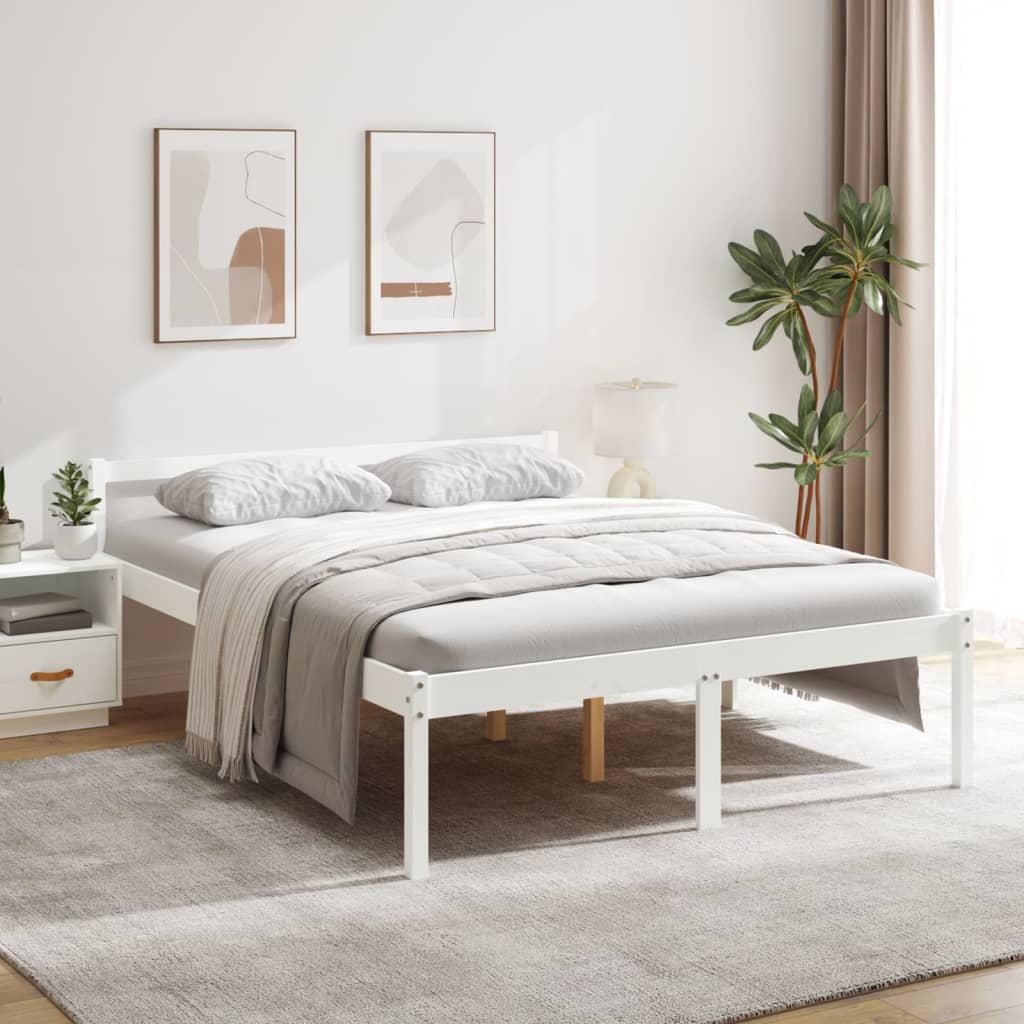 seniorseng 150x200 cm kingsize massivt fyrretræ