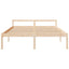 seniorseng 200x200 cm massivt fyrretræ