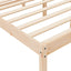 seniorseng 200x200 cm massivt fyrretræ