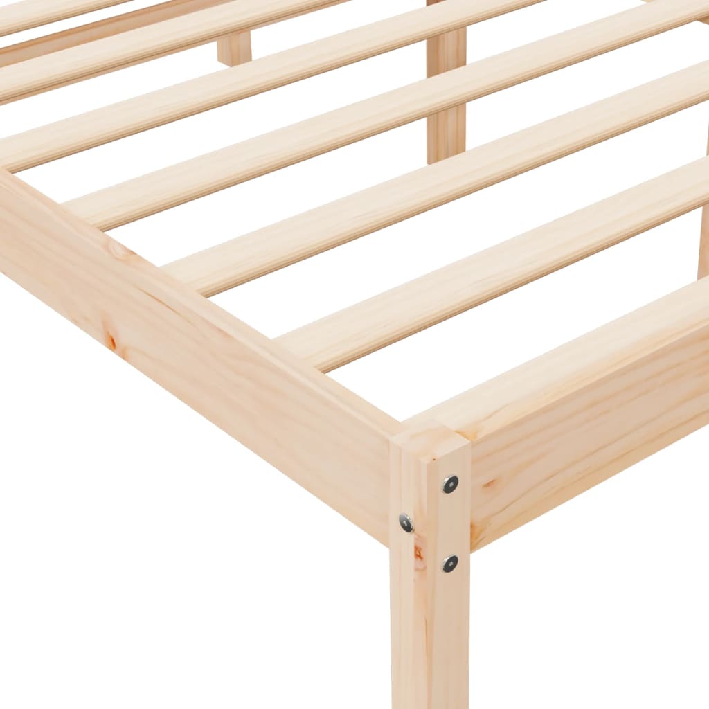 seniorseng 200x200 cm massivt fyrretræ