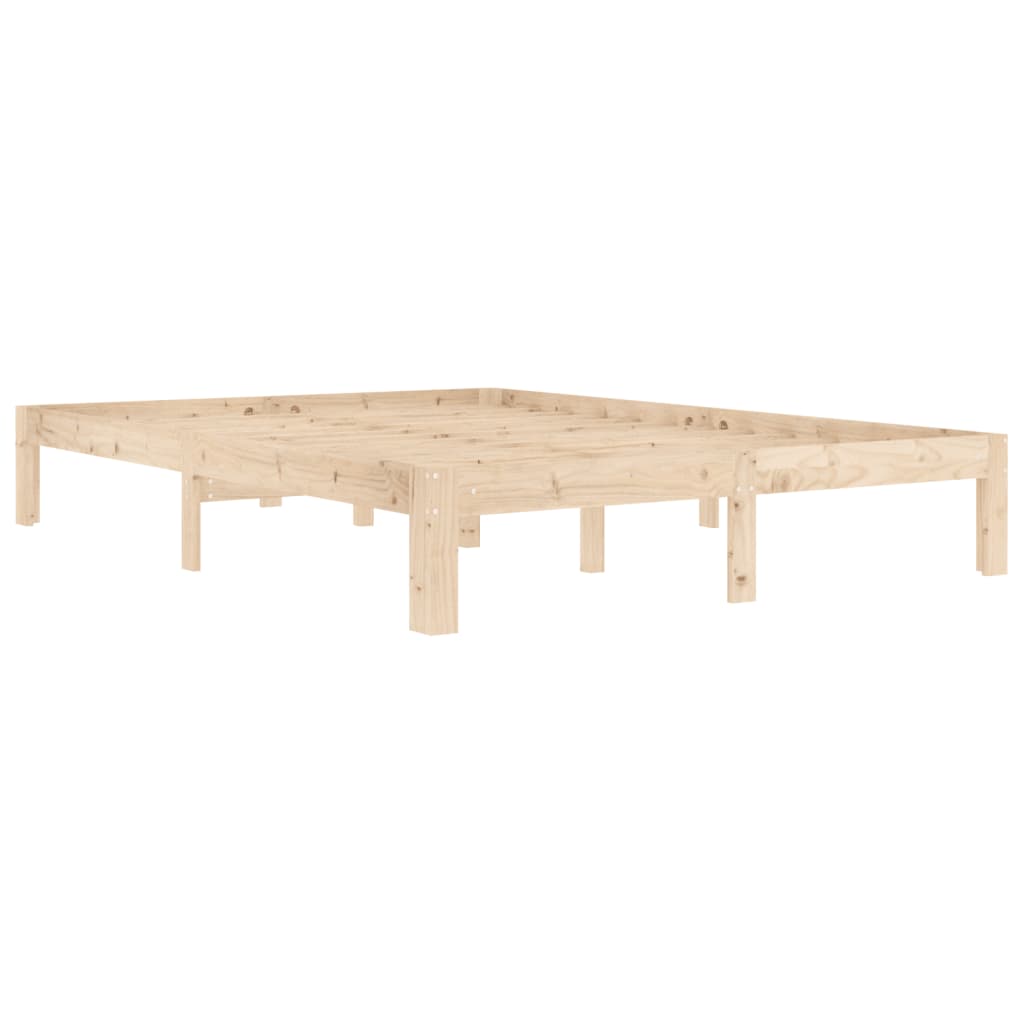 sengeramme 140x200 cm massivt fyrretræ