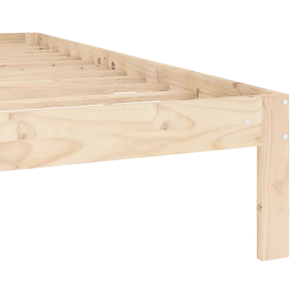 sengeramme 140x200 cm massivt fyrretræ