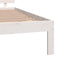 sengeramme 150x200 cm King Size massivt fyrretræ hvid