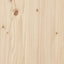 sengeramme 200x200 cm massivt fyrretræ