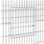 5-panels kaninbur 541x109x54 cm galvaniseret jern