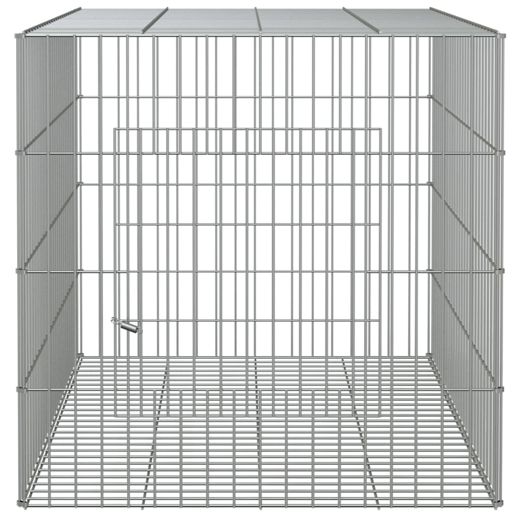 kaninbur 78x54x54 cm galvaniseret jern
