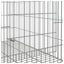kaninbur 78x54x54 cm galvaniseret jern