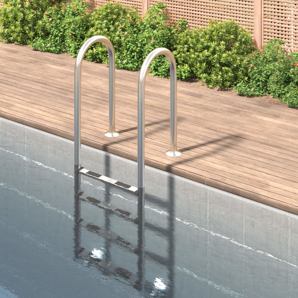poolstige 54x38x184,5 cm 304 rustfrit stål billede