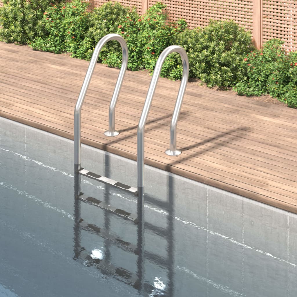 poolstige 54x38x184,5 cm 304 rustfrit stål billede
