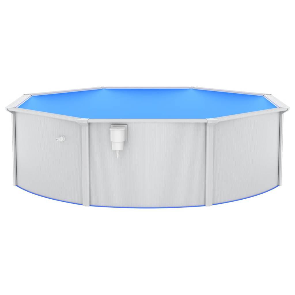 swimmingpool med sandfilterpumpe 460x120 cm