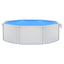 swimmingpool med sandfilterpumpe 460x120 cm