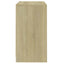 skænke 2 stk. 70x41x75 cm konstrueret træ sonoma-eg