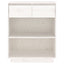 konsolskab 60x34x75 cm massivt fyrretræ hvid
