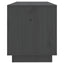 tv-bord 74x34x40 cm massivt fyrretræ grå