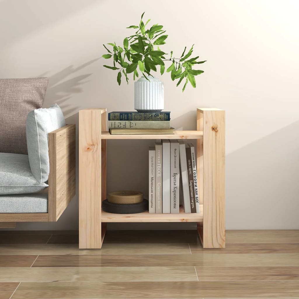 Bogreol/Rumdeler 60X35X57 Cm Massivt Fyrretræ - Naturfarvet