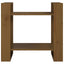 bogreol/rumdeler 60x35x57 cm massivt fyrretræ gyldenbrun