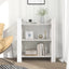 bogreol/rumdeler 80x35x91 cm massivt fyrretræ hvid