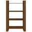 bogreol/rumdeler 80x35x125 cm massivt fyrretræ gyldenbrun