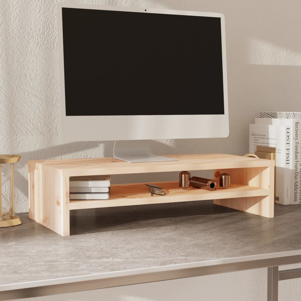 skærmholder 50x24x13 cm massivt fyrretræ
