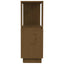 bogreol/rumdeler 80x25x70 cm massivt fyrretræ gyldenbrun
