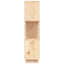 bogreol/rumdeler 80x25x101 cm massivt fyrretræ