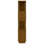 bogreol/rumdeler 80x25x132 cm massivt fyrretræ gyldenbrun