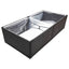 plantekasse 157x80x40 cm polyrattan sort