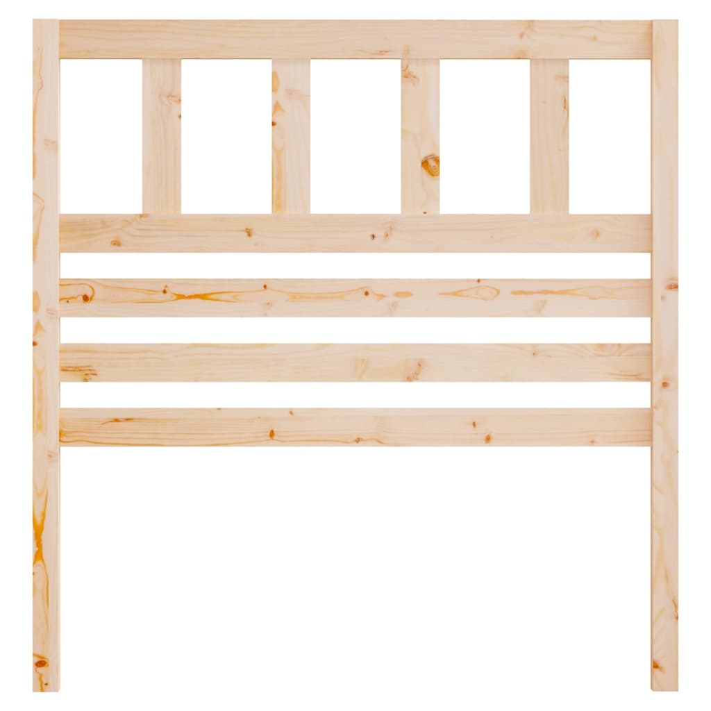 sengegærde 81x4x100 cm massivt fyrretræ