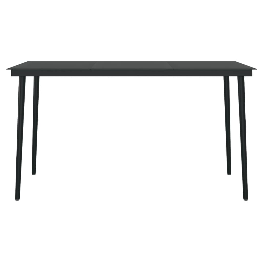 spisebordssæt til haven 5 dele med hynder polyrattan og glas