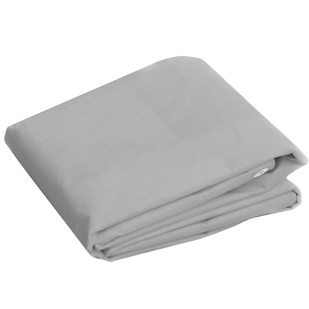 presenning 3x3 m 260 g/m² HDPE grå