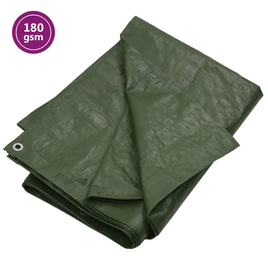 presenning 3x3 m 180 g/m² HDPE grøn