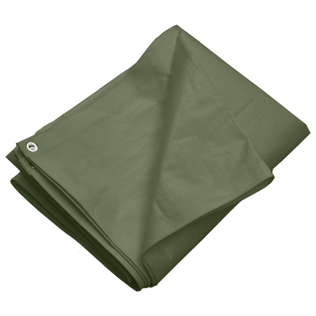 presenning 6x6 m 260 g/m² HDPE grøn