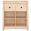 skænk 70x35x80 cm massivt fyrretræ