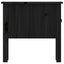 sideborde 2 stk. 50x50x49 cm massivt fyrretræ sort