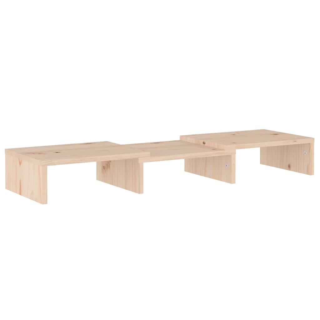 skærmholder 60x24x10,5 cm massivt fyrretræ