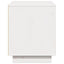 tv-bord 74x35x44 cm massivt fyrretræ hvid
