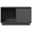 tv-bord 74x35x44 cm massivt fyrretræ grå