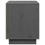 tv-bord 74x35x44 cm massivt fyrretræ grå
