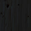 tv-bord 74x35x44 cm massivt fyrretræ sort