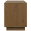 tv-bord 110,5x35x44 cm massivt fyrretræ gyldenbrun
