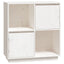 skænk 74x35x80 cm massivt fyrretræ hvid