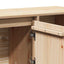 skænk 110,5x35x80 cm massivt fyrretræ