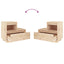sengeborde 2 stk. 60x34x51 cm massivt fyrretræ
