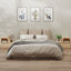 sengeborde 2 stk. 60x34x51 cm massivt fyrretræ