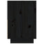 sengeborde 2 stk. 60x34x51 cm massivt fyrretræ sort