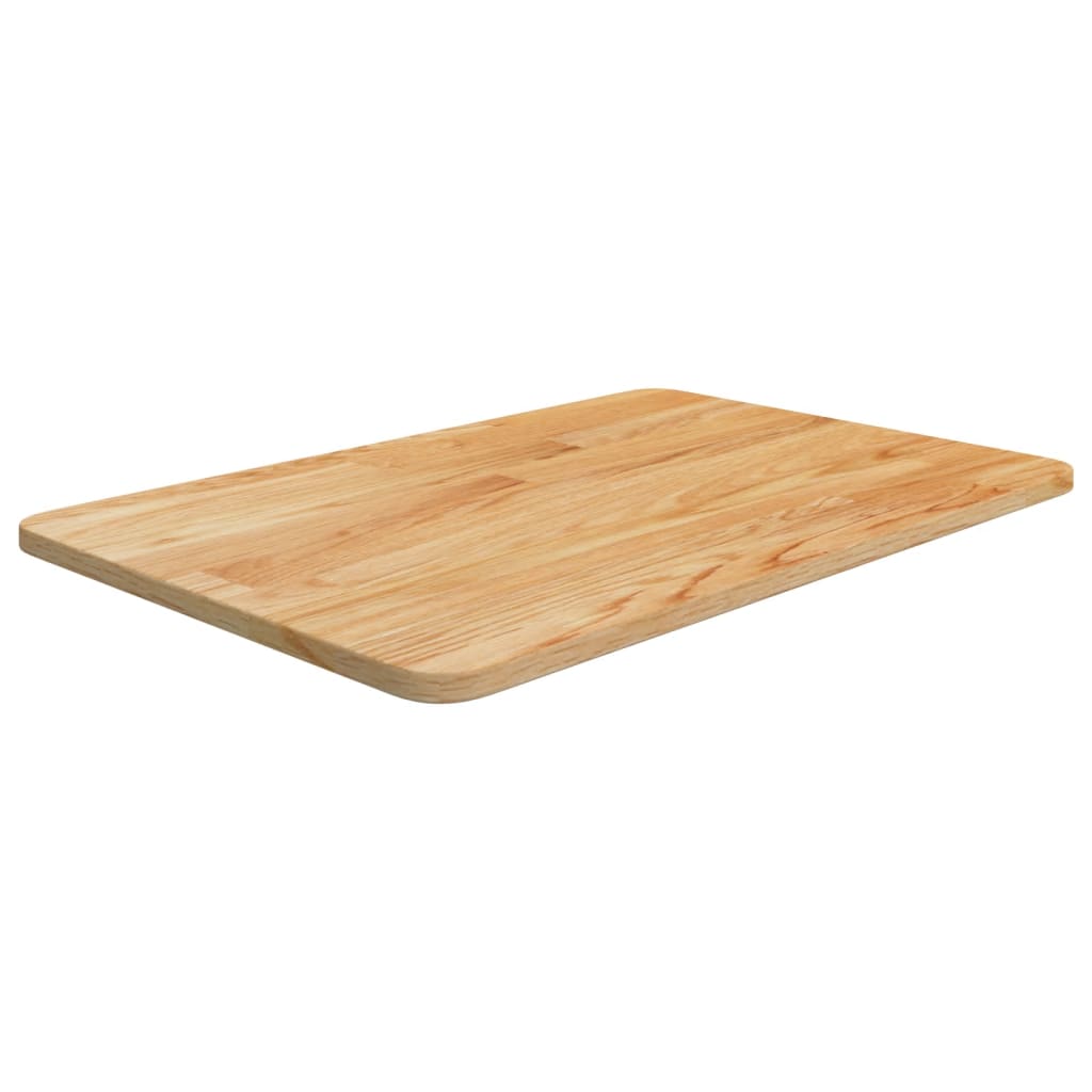 bordplade til badeværelse 60x40x1,5 cm massivt træ lysebrun billede