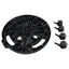 plantevogn med hjul 30 cm i diameter 170 kg sort