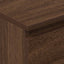 kommode 60x35x98,5 cm konstrueret træ brun egetræsfarve