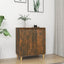 skænk 60x35x70 cm konstrueret træ røget egetræsfarve