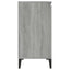 skænk 102x35x70 cm konstrueret træ grå sonoma-eg